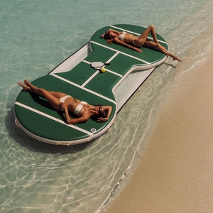 Plateforme flottante gonflable pour jeux aquatiques, terrain de pickleball gonflable à vendre, île flottante gonflable pour sports nautiques - Product Image 6
