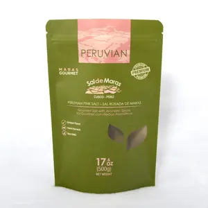 Custom Plastic Foil Laminated Green Matcha Green Tea Packaging Bags Line Biodegradable Kraft Paper