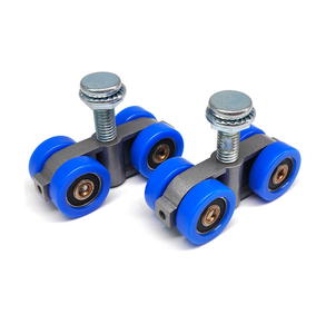 Rueda colgante con rodamiento <span class=keywords><strong>para</strong></span> puerta corredera de cristal, ruedas <span class=keywords><strong>colgantes</strong></span> <span class=keywords><strong>para</strong></span> <span class=keywords><strong>puertas</strong></span> correderas, diseño de fábrica - Product Image 1