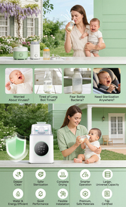 Sterilizzatore e Asciugatore Elettrico Automatico 6-in-1 per Biberon, per Uso Domestico - Product Image 3