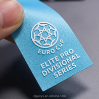 Étiquette personnalisée en caoutchouc avec logo, étiquette de taille pour vêtements, étiquettes de col en coton, étiquette en silicone gaufrée en tissu, logo de vêtement pour la confection