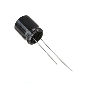 Distribuidor Autorizado, Condensador CAP ALUM 10UF 20% 250V RADIAL TH de 10 uF ECA-2EHG100 - Product Image 1