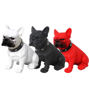 Haut-parleur Bluetooth miniature en forme de bouledogue français cool, vente chaude <span class=keywords><strong>2021</strong></span>, avec une voix de haute qualité, haut-parleur de dessin animé pour enfants - Product Image 1