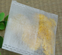 Sachets de thé pliables en fibre de maïs, filtres jetables