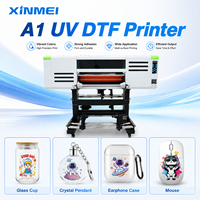 Impresora de Etiquetas de Cristal UV DTF de Alta Resistencia XINMEI para Superficies Duras, Aplicaciones de Impresión por Transferencia de Logotipos Personalizados, Impresora UV DTF