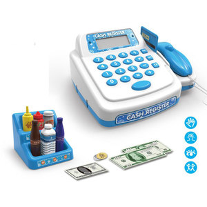 Nouveau produit électronique semblant jouer supermarché caisse enregistreuse jouet pour enfants Avec <span class=keywords><strong>son</strong></span>, lumière, calculatrice - Product Image 2