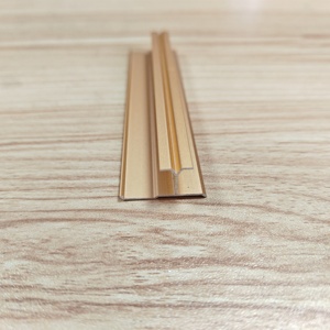 Chất lượng cao trang trí nhiều màu phẳng gạch <span class=keywords><strong>TRIM</strong></span> cạnh vuông góc dải nhôm tường <span class=keywords><strong>TRIM</strong></span> cho wallboard lót hệ thống - Product Image 4