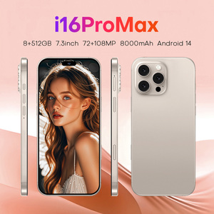 Điện thoại di động đã qua sử dụng, nguyên bản, mở khóa, chất lượng A+, mới 95%, dành cho i16, 16 Plus, 16 Pro, 16 Pro Max, màn hình 7.3 inch, bộ nhớ 128GB/1TB, 2 SIM. - Product Image 5