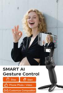 Estabilizador de Video FUNSNAP CM8 Plegable de Tres Ejes con Control Remoto, Seguimiento IA y Antivibración para Smartphones - Product Image 4