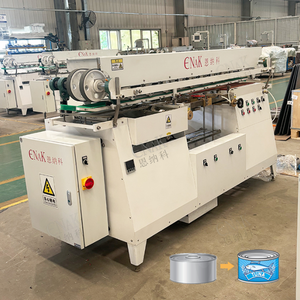 Energy Saving Fully <strong>Automatic</strong> Horizontal Hot Melt Glue <strong>Labeling</strong> <strong>Machine</strong> for Tin Cans Fruit Fish Canned Goods - Product Image 1