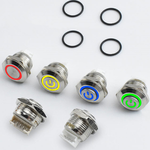 Vòng chuyển đổi 12 16 19 22 mét với cáp <span class=keywords><strong>push</strong></span> <span class=keywords><strong>button</strong></span> momentary LED chiếu sáng chuyển đổi - Product Image 1