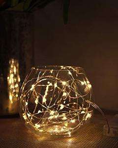 Guirnalda de Luces LED Recargables con Batería, 8 Modos, Temporizador, Portátiles, para Interiores, Jardín, Bodas, Festivales, Decorativas, con Cable de Cobre - Product Image 3