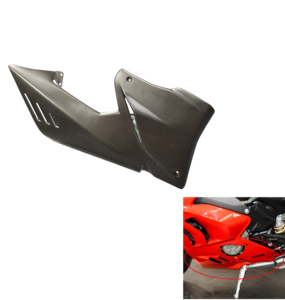 Carénage de moto 100% fibre de carbone, panneau latéral sous carénage étendu, carénage de protection inférieur pour <span class=keywords><strong>Panigale</strong></span> V4 <span class=keywords><strong>V4S</strong></span> 2022 <span class=keywords><strong>2023</strong></span> - Product Image 1
