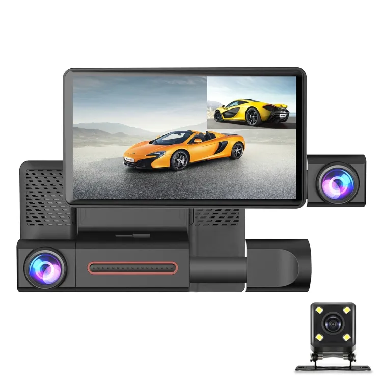 Tür zu Tür Versand Auto DVRs A6 Dreifach objektiv Auto Dashcam Kamera Fahr rekorder Dash Cam Videokamera