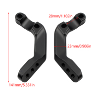 Support de guidon 28mm pour moto, support monté pour le gaz, pour Ktm Sxf Xcf Exc Xcw 125-450