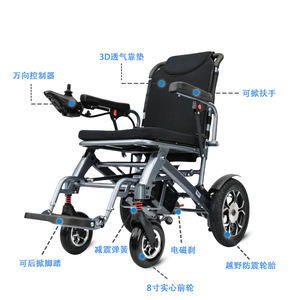 รถเข็นไฟฟ้าโยฮะ โครงสร้างอลูมิเนียมอัลลอย รับน้ำหนักได้ 150 กก. เบรกแม่เหล็กไฟฟ้า มอเตอร์คู่ สกู๊ตเตอร์เคลื่อนที่อัจฉริยะ - Product Image 1