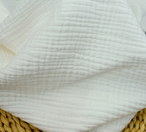 Оптовая продажа прочной жатой марлевой ткани, 100% хлопковая ткань для детского постельного белья и одежды - Product Image 4