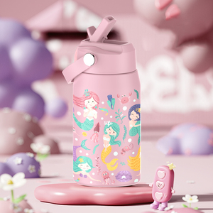 Custom Diegin Insulated Vacuum Stainless Steel <b>Flask</b> Portable School Kids Water Bottle With Straw - Product Image 3