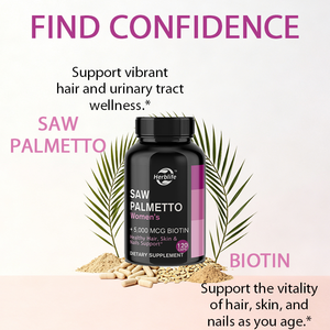 Capsules de Palmier Nain (Saw Palmetto) OEM/ODM les plus vendues pour Femmes avec Bitoin, pour la Santé Féminine, Soutien des Cheveux, de la Peau, des Ongles et des Voies Urinaires - Product Image 3