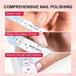 Kit de limas de uñas para niños al por mayor con diseños variados, tacto suave, doble cara y diseño adorable para uñas pequeñas. - Product Image 3