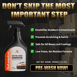 Shampoo de pré-nettoyage automobile de qualité professionnelle Autoquize LA202 Parfum Pin 500ML Technologie d'émulsification pH Neutre Faible Mousse - Product Image 4