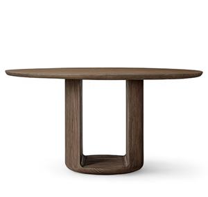 حديث كلاسيكي معاصر فاخر الأوروبي فضي تنوب خشب صلب دائري مفتوح للاستخدام في الفنادق والفيلات - Product Image 4