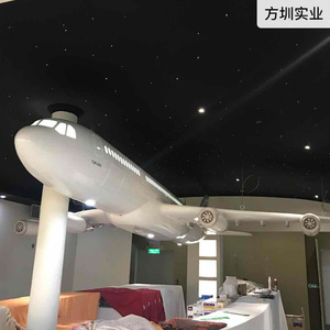 โมเดลเครื่องบินแอร์บัส A380 ทำจากไฟเบอร์กลาส ขนาดใหญ่ สำหรับตกแต่งเพดานร้านอาหาร - Product Image 5