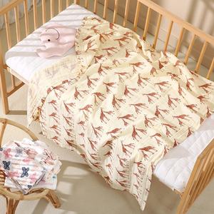 Serviette de bain pour bébé en <span class=keywords><strong>gaze</strong></span> de coton pur, <span class=keywords><strong>double</strong></span> couche, couverture enveloppante pour bébé, grande couverture douce pour enfants, toutes saisons - Product Image 5