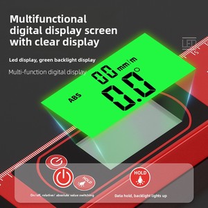 Độ chính xác cao hiển thị kỹ thuật số điện tử cấp Cai Trị đa chức năng từ độ dốc Cai Trị - Product Image 3