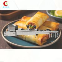 Machine Automatique de Fabrication de Feuilles et de Wrappers pour Samosas, Crêpes de Riz, Lumpia, Pâtisseries, Injera et Rouleaux de Printemps