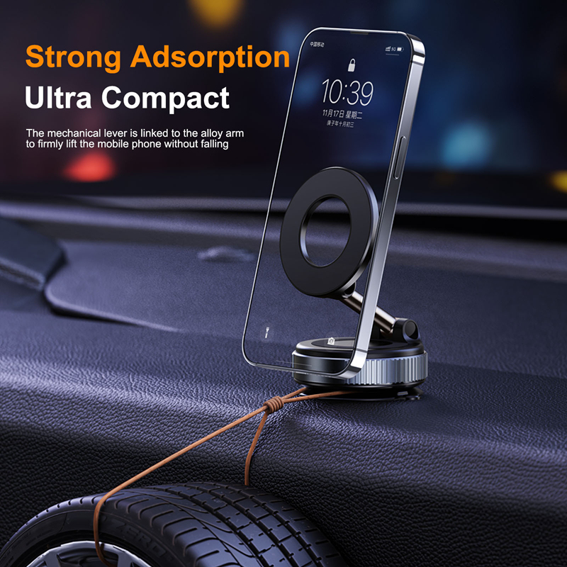 Supporto Universale Magnetico Per Telefono – Per Auto, Camion, Cruscotto E Parabrezza