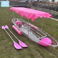 Sac flottant latéral pour siège de kayak Crystal, pare-soleil Bimini avec pagaie double pour photomaton, en stock de Chine Lumark Wonderful