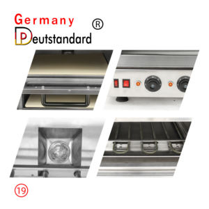 德国德国标准NP-19电动双层烤箱商用工业不锈钢披萨制作机 - Product Image 4