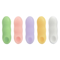 Brosse à dents multi-usages en silicone de qualité supérieure pour aligneurs dentaires et gouttières orthodontiques, pour des dents blanches, 5 pièces/boîte