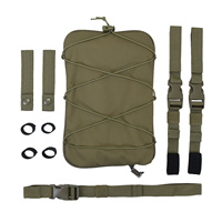 Sac ou sac à dos convertible et pliable pour masque à gaz pour porte-plaque équipement tactique Chaleco Tactico système d'hydratation MU