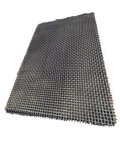 メーカー卸売カスタム無地織りスクリーン黒鋼ワイヤメッシュフィルター鉱山用振動ドラムスクリーン - Product Image 2