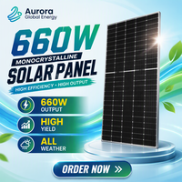 Module photovoltaïque haute performance 660W avec matériaux de cellules de qualité supérieure pour une production d'énergie renouvelable fiable