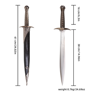 Espada Black Sting de El Señor de los Anillos con Funda, 24 Pulgadas, Accesorio de Fantasía Coleccionable - Product Image 2