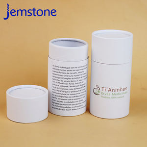 Caja de Embalaje de Cartón Kraft en Forma de Cilindro para Cápsulas de Gel Herbales y Alimentos Reciclables, Diseño Personalizado, Envase de Tubo de Papel para Proteína en Polvo - Product Image 3