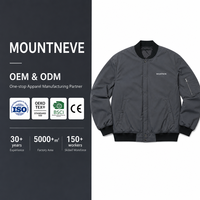 Blouson Bomber Homme Personnalisé Résistant à l'Eau, Blouson de Pilote avec Poches Utilitaires, Marque Privée, Streetwear, Manteau Technique d'Entraînement, Veste Universitaire