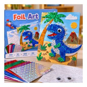 Children Handmade Sparkle Card <b>Kit</b> Includes Adhesive Boards Bright Transfer Papers Foam <b>Models</b> and Simple Press Tools - Product Image 6
