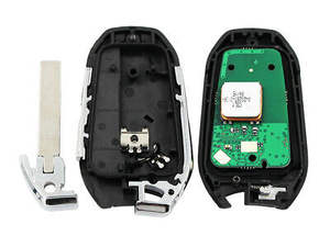 3 pulsante smart chiave dell'automobile di telecomando di telecomando Per Citroen C4L 434Mhz PCF 7945 Transponder Chip FCC ID 96742552ZD - Product Image 3