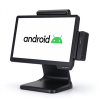 ST9800 15.6 İnç Android 13/14 Restoran MSR Dokunmatik Ekranlı POS Terminali, Kafe ve Hayvan Kliniği için POS Makinesi Tedarikçisi