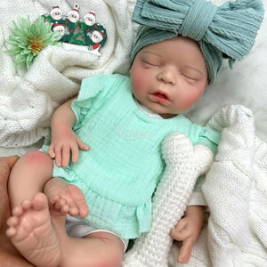 Boneka Bayi Reborn Silikon Lukis OEM/ODM Koleksi Seniman DIY Prop Ekspresi Berbeda Boneka Silikon Bayi Baru Lahir - Product Image 2