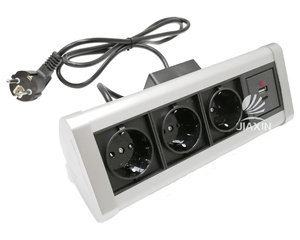 Bảng đầu ổ cắm EU tiêu chuẩn với cổng <span class=keywords><strong>USB</strong></span> cho văn phòng hội nghị bàn Ổ cắm điện - Product Image 1