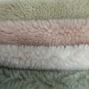 Kustom Krem Gelap Fuzzy, Bantal Bulu Domba Mongolia Wol Kulit Domba Tibet Kulit Domba Kulit Domba Kulit Kulit Bulu Kulit/