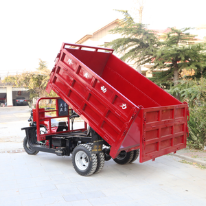 320cc Longxin Engine 5-Wheel Heavy <b>Load</b> Gasoline Motorized Tricycle with Double-<b>Top</b> Tipper for Construction Hauling - Product Image 6