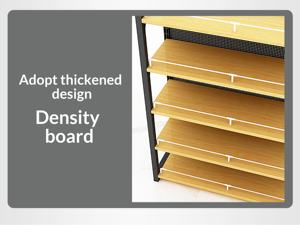 खुदरा दुकानों और सुपरमार्केट के लिए अनुकूलन आकार के साथ टिकाऊ स्टील-लकड़ी डिस्प्ले स्टैंड (एकल/डबल-पक्षीय) - Product Image 3