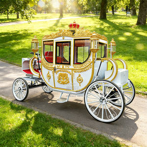 Chariot de Mariage Classique Royal de Luxe de Haute Qualité pour Transport Spécial de Contes de Fées - Product Image 2