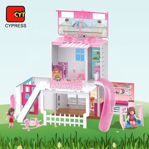 Meilleure Vente Maison De Poupee Semblant Jouer Enfants Villa <span class=keywords><strong>Jouet</strong></span> Ensemble Enfants Meubles De Maison De Poupée Jouets - Product Image 1